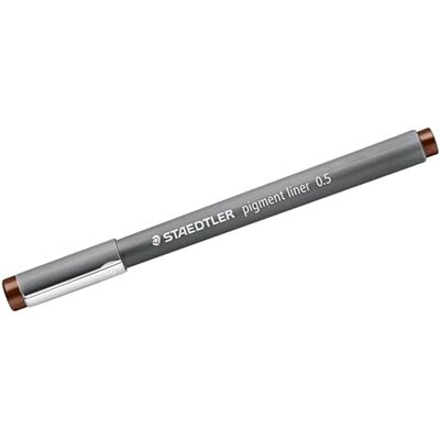 STAEDTLER 308 0576 Pigment liner kaffe 0,5 mm STAEDTLER 308 0576 Pigment liner kaffe 0,5 mm