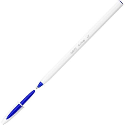 BIC Cristal Up kulspetspenna, blå, 20 st (paket med 1) BIC Cristal Up kulspetspenna, blå, 20 st (paket med 1)