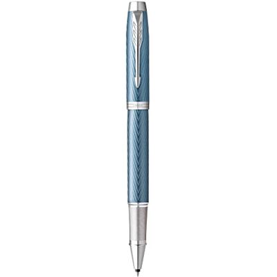 Parker IM rollerballpenna Premium blå/grå med kromdetaljer Fin spets och svart bläck Presentask Parker IM rollerballpenna Premium blå/grå med kromdetaljer Fin spets och svart bläck Presentask