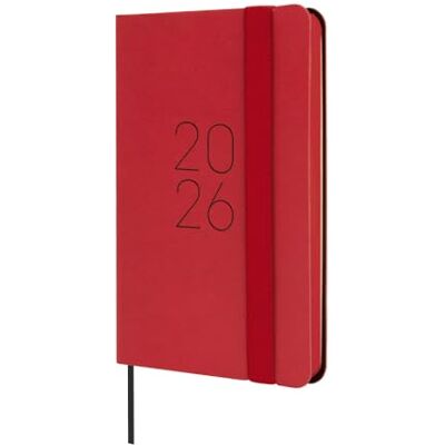 Finocam Agenda 2026 vecka horisontell vy januari december (12 månader) Årlig dagbok 2026 med elastiskt band och prickband Flexi Lisa mjukt lock röd spanska Finocam Agenda 2026 vecka horisontell vy januari december (12 månader) Årlig dagbok 2026 med elastiskt band och prickband Flexi Lisa mjukt lock röd spanska