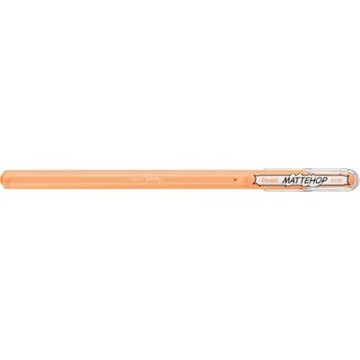 Pentel K110 MatteHop gelpenna för glansigt och fotografiskt papper, 1,0 mm spets, blek orange (paket med 12) Pentel K110 MatteHop gelpenna för glansigt och fotografiskt papper, 1,0 mm spets, blek orange (paket med 12)