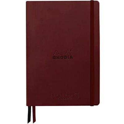 Rhodia 194442C Carnet Rigide Bullet Journal Goalbook Creation Lie de Vin A5 15,5x21x2 cm Pointillés Dot 160 pages Papier Clairefontaine Maya Noir Lisse 120 g/m Couverture Simili Cuir Rhodia 194442C Carnet Rigide Bullet Journal Goalbook Creation Lie de Vin A5 15,5x21x2 cm Pointillés Dot 160 pages Papier Clairefontaine Maya Noir Lisse 120 g/m Couverture Simili Cuir