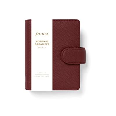 Filofax Pocket Norfolk Organizer vinbär Filofax Pocket Norfolk Organizer vinbär