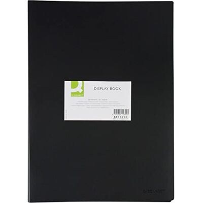 Q-Connect KF15390 visbok – A3, 20 fodral, svart Q-Connect KF15390 visbok – A3, 20 fodral, svart