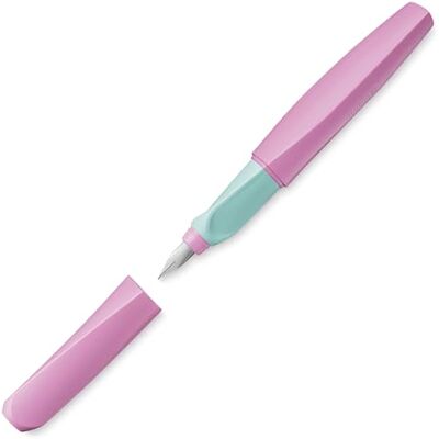 Pelikan Twist reservoarpennor, rostfritt stål fjäder i linjebredd M inkl. 2 bläckpatroner, söt lila, 1 styck Pelikan Twist reservoarpennor, rostfritt stål fjäder i linjebredd M inkl. 2 bläckpatroner, söt lila, 1 styck