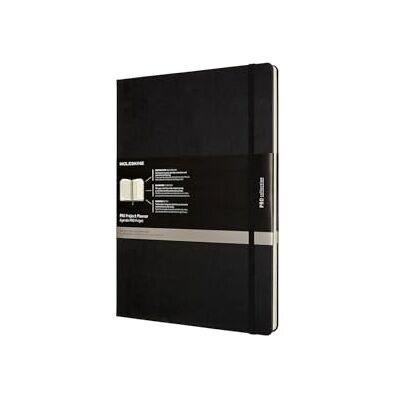 Moleskine Pro Project Planner, Professional Planner and Notebook for Objectives, Productivity Diary for Projects and Project Management, Hard Cover, Size A4 21 x 29.7 cm, Colour Black, 288 Pages Moleskine Pro Project Planner, Professional Planner and Notebook for Objectives, Productivity Diary for Projects and Project Management, Hard Cover, Size A4 21 x 29.7 cm, Colour Black, 288 Pages