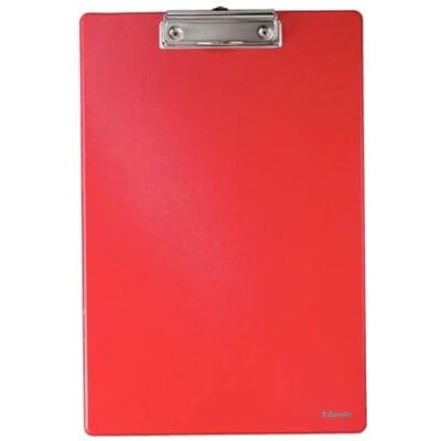 Esselte 56053 klämbräda, A4, PVC, röd Esselte 56053 klämbräda, A4, PVC, röd