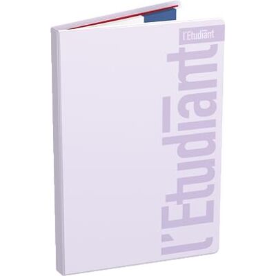 L'ÉTUDIANT Studenten PASTEL skoldagbok augusti 2023 augusti 2024 dagstorlek 10 x 15 cm PVC omslag lila L'ÉTUDIANT Studenten PASTEL skoldagbok augusti 2023 augusti 2024 dagstorlek 10 x 15 cm PVC omslag lila