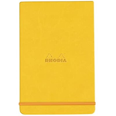 Rhodia 194369C Carnet Rigide Webnotepad Jonquille A6 Ligné 192 pages Détachables Papier Clairefontaine Ivoire 90 g/m Marque-Page, Fermeture Élastique Couverture Simili Cuir rama Rhodia 194369C Carnet Rigide Webnotepad Jonquille A6 Ligné 192 pages Détachables Papier Clairefontaine Ivoire 90 g/m Marque-Page, Fermeture Élastique Couverture Simili Cuir rama