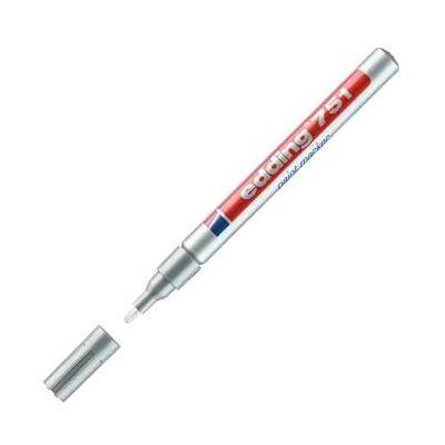 edding 751 kulspets färgmarkör fint silver (paket med 10) 751-054 edding 751 kulspets färgmarkör fint silver (paket med 10) 751-054
