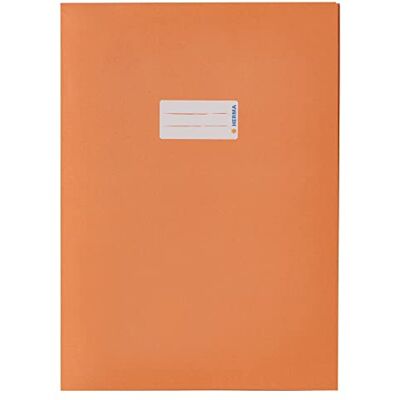 HERMA 5534 häftkuvert A4-papper orange, 10 stycken, häftapparater med märkfält av extremt starkt papper och rika färger, häftskyddsset för skolpjäser, färgade HERMA 5534 häftkuvert A4-papper orange, 10 stycken, häftapparater med märkfält av extremt starkt papper och rika färger, häftskyddsset för skolpjäser, färgade