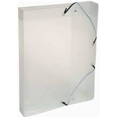 Exacompta Ref 5972E 1 Elastisk arkivlåda i kristall polypropylen 4 cm rygg mått 25 x 33 cm för A4-dokument kristallfärg levereras monterad Exacompta Ref 5972E 1 Elastisk arkivlåda i kristall polypropylen 4 cm rygg mått 25 x 33 cm för A4-dokument kristallfärg levereras monterad