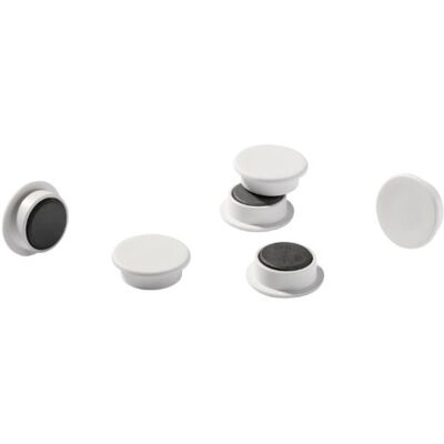 Durable 475302 Rund magnet ø 32 mm, storpack, vit, 20 stycken Durable 475302 Rund magnet ø 32 mm, storpack, vit, 20 stycken