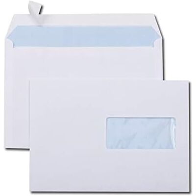 GPV 598 kuvert, C5, 162 x 229 mm, vit med fönster GPV 598 kuvert, C5, 162 x 229 mm, vit med fönster