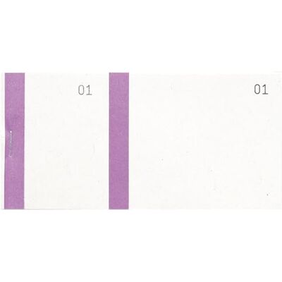 Exacompta Ref. 96308E Förpackning med 10 försäljningsblock med 100 sidor numrerade från 1 till 100-2 kuponger, 1 avrivbar För marknader, lotterier, tombolor 6,6 x 13,5 cm Färgband Lila Exacompta Ref. 96308E Förpackning med 10 försäljningsblock med 100 sidor numrerade från 1 till 100-2 kuponger, 1 avrivbar För marknader, lotterier, tombolor 6,6 x 13,5 cm Färgband Lila
