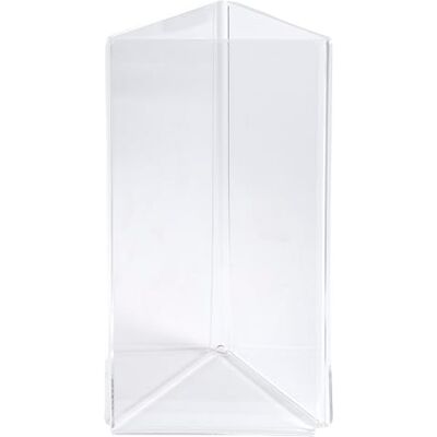 Exacompta Ref. 83558D kartong med 10 tresidiga visuella hållare vertikal och horisontell format för arkivering DL-10 x 21 cm i PMMA för att visa foton, dokument på bord, skrivbord kristall Exacompta Ref. 83558D kartong med 10 tresidiga visuella hållare vertikal och horisontell format för arkivering DL-10 x 21 cm i PMMA för att visa foton, dokument på bord, skrivbord kristall