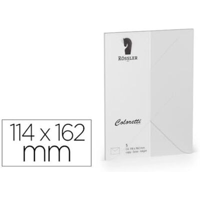 Rossler Papier Kuvert 220705511 pappersgrå 114 x 162 mm Rossler Papier Kuvert 220705511 pappersgrå 114 x 162 mm
