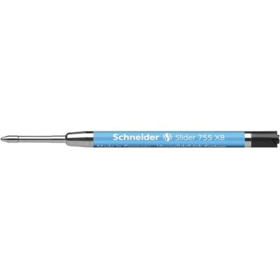 Schneider Slider 755 kulspetspenna (ViscoGlide-teknik, dokumentätt, XB = extra bredd) 3-pack blisterkort, Svart Schneider Slider 755 kulspetspenna (ViscoGlide-teknik, dokumentätt, XB = extra bredd) 3-pack blisterkort, Svart