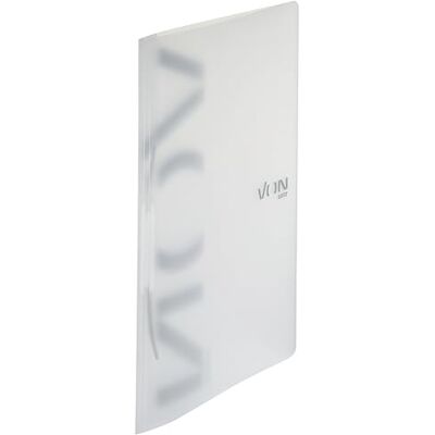 Leitz Von 10-pack A4 A4, PP-plast, för 100 ark, lätt softcover-mapp, med modernt VON-tryck, för skola och hem, vit, 46790001 Leitz Von 10-pack A4 A4, PP-plast, för 100 ark, lätt softcover-mapp, med modernt VON-tryck, för skola och hem, vit, 46790001