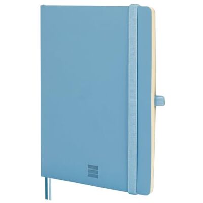 Finocam – Nexo Notebook Soft Cover Plain Sky Blue A5 Notebook with Micro-Perforated Pages Pocket and Pen Holder 72 Pages, Ideal for Writing and Drawing Finocam – Nexo Notebook Soft Cover Plain Sky Blue A5 Notebook with Micro-Perforated Pages Pocket and Pen Holder 72 Pages, Ideal for Writing and Drawing