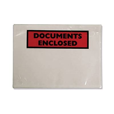 Gosecure Tenza Tryckta kuvert "Documents Enclosed", 100 stycken Gosecure Tenza Tryckta kuvert "Documents Enclosed", 100 stycken