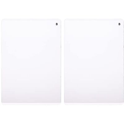 Creative 2137-064 Cut Em Easy Platta B, set med 2 basplattor, ersättningsplattor för A5 Large stansning och präglingsmaskin, transparent Creative 2137-064 Cut Em Easy Platta B, set med 2 basplattor, ersättningsplattor för A5 Large stansning och präglingsmaskin, transparent