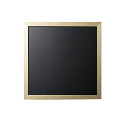 Bi-Office Blackboard guld och silver, krittavla 40x40 cm Vergoldeten Rahmen Bi-Office Blackboard guld och silver, krittavla 40x40 cm Vergoldeten Rahmen
