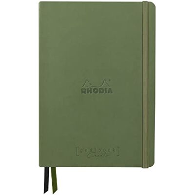 Rhodia 194445C Carnet Rigide Bullet Journal Goalbook Creation Sauge A5 15,5x21x2 cm Pointillés Dot 160 pages Papier Clairefontaine Maya Noir Lisse 120 g/m 2 Rubans Couverture Simili Cuir Rhodia 194445C Carnet Rigide Bullet Journal Goalbook Creation Sauge A5 15,5x21x2 cm Pointillés Dot 160 pages Papier Clairefontaine Maya Noir Lisse 120 g/m 2 Rubans Couverture Simili Cuir