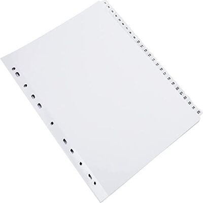 Q-Connect Q Connect A4 1-50 Mylar Index 05501/cs55 Q-Connect Q Connect A4 1-50 Mylar Index 05501/cs55