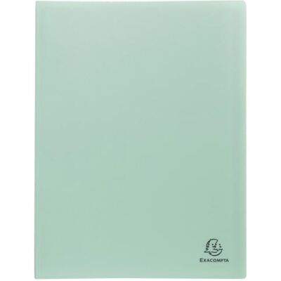 Exacompta Ref. 88239E Förpackning med 3 Autentik dokumenthållare 20 korniga fickor 40 vyer för A4 storlek 24 x 32 cm mjukt återvunnet polyproomslag 3 assorterade färger Exacompta Ref. 88239E Förpackning med 3 Autentik dokumenthållare 20 korniga fickor 40 vyer för A4 storlek 24 x 32 cm mjukt återvunnet polyproomslag 3 assorterade färger