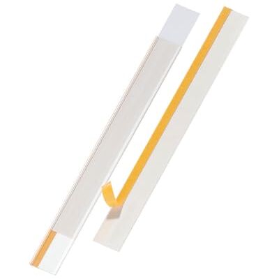Durable Scannerskena SCANFIX® självhäftande inkl. etiketter, 1 000 x 62 mm, etiketthållare transparent, 25 stycken, 829819 Durable Scannerskena SCANFIX® självhäftande inkl. etiketter, 1 000 x 62 mm, etiketthållare transparent, 25 stycken, 829819