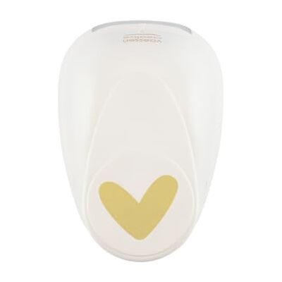 Creative Craft Punch Playful Heart – 2,8 x 3,6 cm – pappersstans för hantverk, korttillverkning och scrapbooking Creative Craft Punch Playful Heart – 2,8 x 3,6 cm – pappersstans för hantverk, korttillverkning och scrapbooking