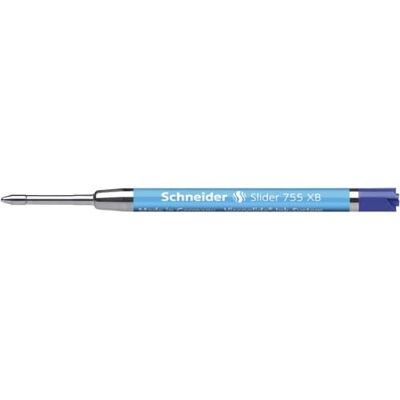 Schneider Slider 755 XB Påfyllnadspatroner för Kulspetspennor, Blå, Paket med 3 Schneider Slider 755 XB Påfyllnadspatroner för Kulspetspennor, Blå, Paket med 3
