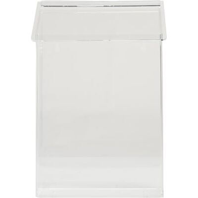 Exacompta Ref. 66558D 1 A5-broschyrhållare med lock, vertikalt för broschyrer, kataloger Mått: 18 x 8 x 28 cm vertikal U.V-resistent transparent kristall Exacompta Ref. 66558D 1 A5-broschyrhållare med lock, vertikalt för broschyrer, kataloger Mått: 18 x 8 x 28 cm vertikal U.V-resistent transparent kristall