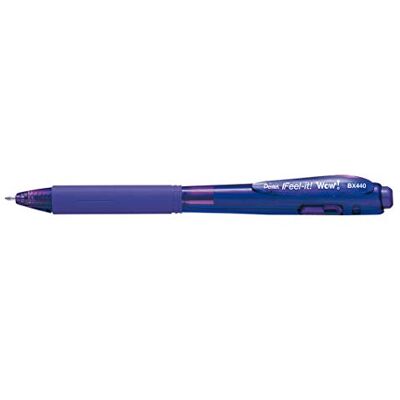 Pentel BX440-V kulspetspenna med tryckmekanik violett Pentel BX440-V kulspetspenna med tryckmekanik violett