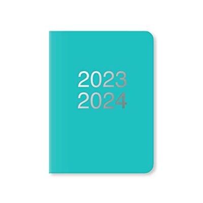 Letts of London Letts Dazzle A6 dag till en sida 2023/2024 akademisk dagbok turkos Letts of London Letts Dazzle A6 dag till en sida 2023/2024 akademisk dagbok turkos