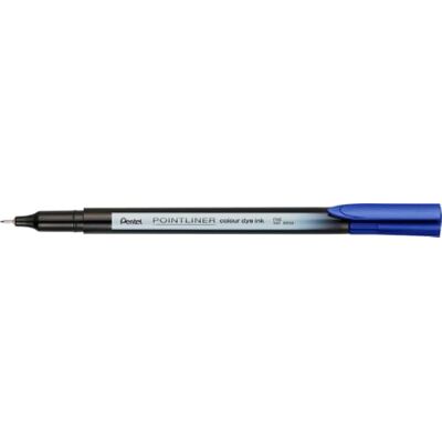 Pentel Pointliner colour S40 fineliner – dye ink, 0,4 mm, blå (12 stycken) Pentel Pointliner colour S40 fineliner – dye ink, 0,4 mm, blå (12 stycken)