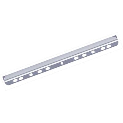 Durable 290419 Klämskena 6mm universalhålad, transparent, 50 stycken Durable 290419 Klämskena 6mm universalhålad, transparent, 50 stycken