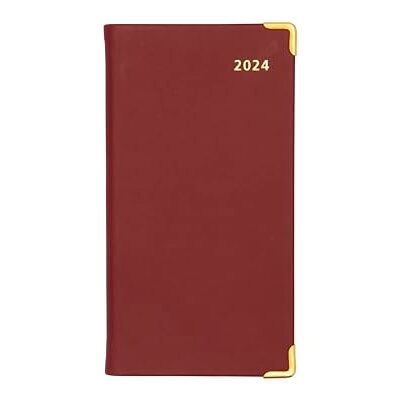 Collins Debden Business Pockets 2024 dagbok slimchart vecka för att visa fickdagbok (avtalade tider) – affärsplanerare och organiserare – januari till december 2024 dagbok – veckovis – röd – Collins Debden Business Pockets 2024 dagbok slimchart vecka för att visa fickdagbok (avtalade tider) – affärsplanerare och organiserare – januari till december 2024 dagbok – veckovis – röd –