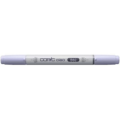 Copic Ciao märkpenna typ B – 60, Pale Blue Gray, mångsidig layoutmärkpenna med en medelbred och en penselspets Copic Ciao märkpenna typ B – 60, Pale Blue Gray, mångsidig layoutmärkpenna med en medelbred och en penselspets