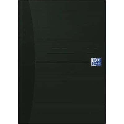 Oxford Inbunden bok Essentials, DIN A4, linjerad, 96 ark, svart, 1 styck Oxford Inbunden bok Essentials, DIN A4, linjerad, 96 ark, svart, 1 styck