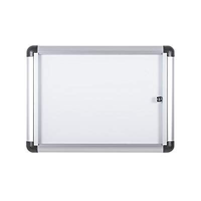 Bi-Office Enclore Extra Nyhetsbrev Magnetisk yta i lackerat stål, Anslagstavla med gångjärnsdörr för aluminium inomhus, 513 x 371 mm 2xA4 Bi-Office Enclore Extra Nyhetsbrev Magnetisk yta i lackerat stål, Anslagstavla med gångjärnsdörr för aluminium inomhus, 513 x 371 mm 2xA4
