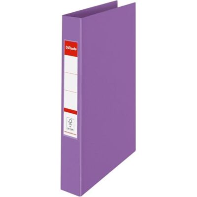 Esselte Ringpärm, 190 Pappersark, 42 mm Ryggbredd, 2-ringspärm, Hård Pärm, Använd Hemma Eller På Kontoret, Snyggt Mönster, Colour'Breeze-serien, Lavendel, 628434 Esselte Ringpärm, 190 Pappersark, 42 mm Ryggbredd, 2-ringspärm, Hård Pärm, Använd Hemma Eller På Kontoret, Snyggt Mönster, Colour'Breeze-serien, Lavendel, 628434
