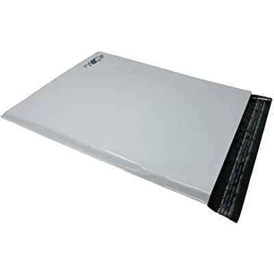 UNIVERS GRAPHIQUE 50 stycken ogenomskinliga vita plastkuvert, A3, 350 x 450 mm, fraktfickor 35 x 45 cm, 60 mikron, fint kuvert 22 g, hög hållfasthet, lätt, stark, manipuleringsbeständig och vattentät. UNIVERS GRAPHIQUE 50 stycken ogenomskinliga vita plastkuvert, A3, 350 x 450 mm, fraktfickor 35 x 45 cm, 60 mikron, fint kuvert 22 g, hög hållfasthet, lätt, stark, manipuleringsbeständig och vattentät.