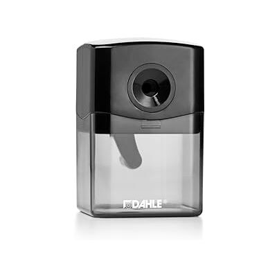 Dahle 144 pennvässare med vev (för 6,5–8 mm pennor, automatisk pennmatning, högkvalitativ stålfräs) svart Dahle 144 pennvässare med vev (för 6,5–8 mm pennor, automatisk pennmatning, högkvalitativ stålfräs) svart