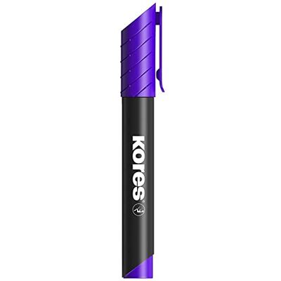 Kores K-Marker permanent märkpenna XP2, mejselspets, violett/lila (paket med 12) Kores K-Marker permanent märkpenna XP2, mejselspets, violett/lila (paket med 12)