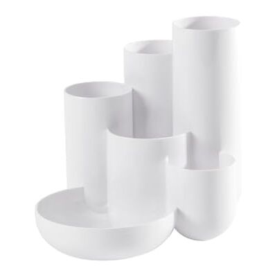HAN 1x pennställ CAMPUS vit 5 rör blank Design Tillverkad i Tyskland, 131x154x137 mm, pennförvaring, pennhållare, pennställ, förvaringsfack, bord, kontor, rör, 5 rör HAN 1x pennställ CAMPUS vit 5 rör blank Design Tillverkad i Tyskland, 131x154x137 mm, pennförvaring, pennhållare, pennställ, förvaringsfack, bord, kontor, rör, 5 rör