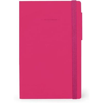 LEGAMI – My Notebook, 6 mm linjerad anteckningsbok, raspberry, stor, FSC-certifierat papper, 192 sidor, mjukt lock, elastisk stängning, 17 x 24 cm LEGAMI – My Notebook, 6 mm linjerad anteckningsbok, raspberry, stor, FSC-certifierat papper, 192 sidor, mjukt lock, elastisk stängning, 17 x 24 cm