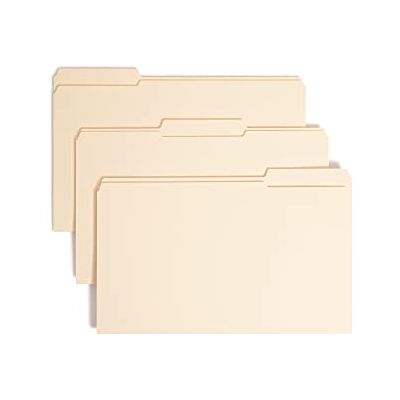 Smead fästanordningsmapp, 1 fästanordning, förstärkt 1/3-klippt tab, laglig storlek, Manila, 50 per låda (19534) Smead fästanordningsmapp, 1 fästanordning, förstärkt 1/3-klippt tab, laglig storlek, Manila, 50 per låda (19534)