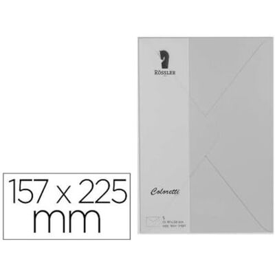 Rossler Papier Kuvert 220711511 grå papper 157 x 225 mm Rossler Papier Kuvert 220711511 grå papper 157 x 225 mm
